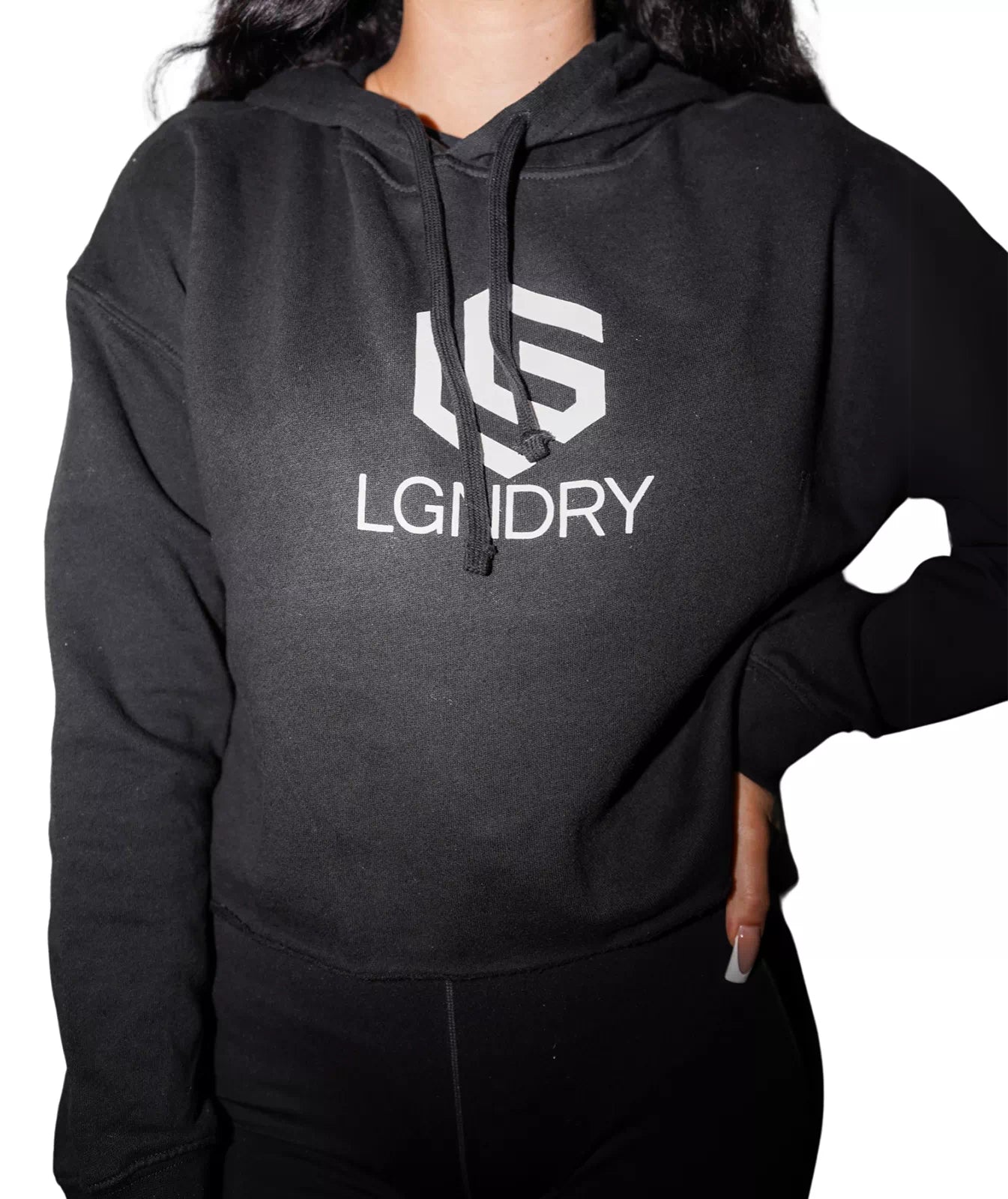 LGNDRY Crop Hoodie