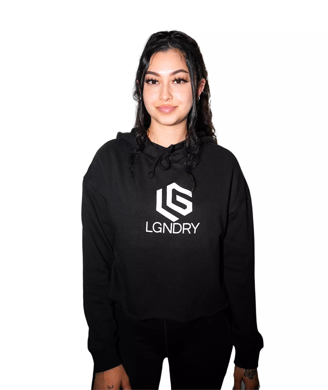 LGNDRY Crop Hoodie