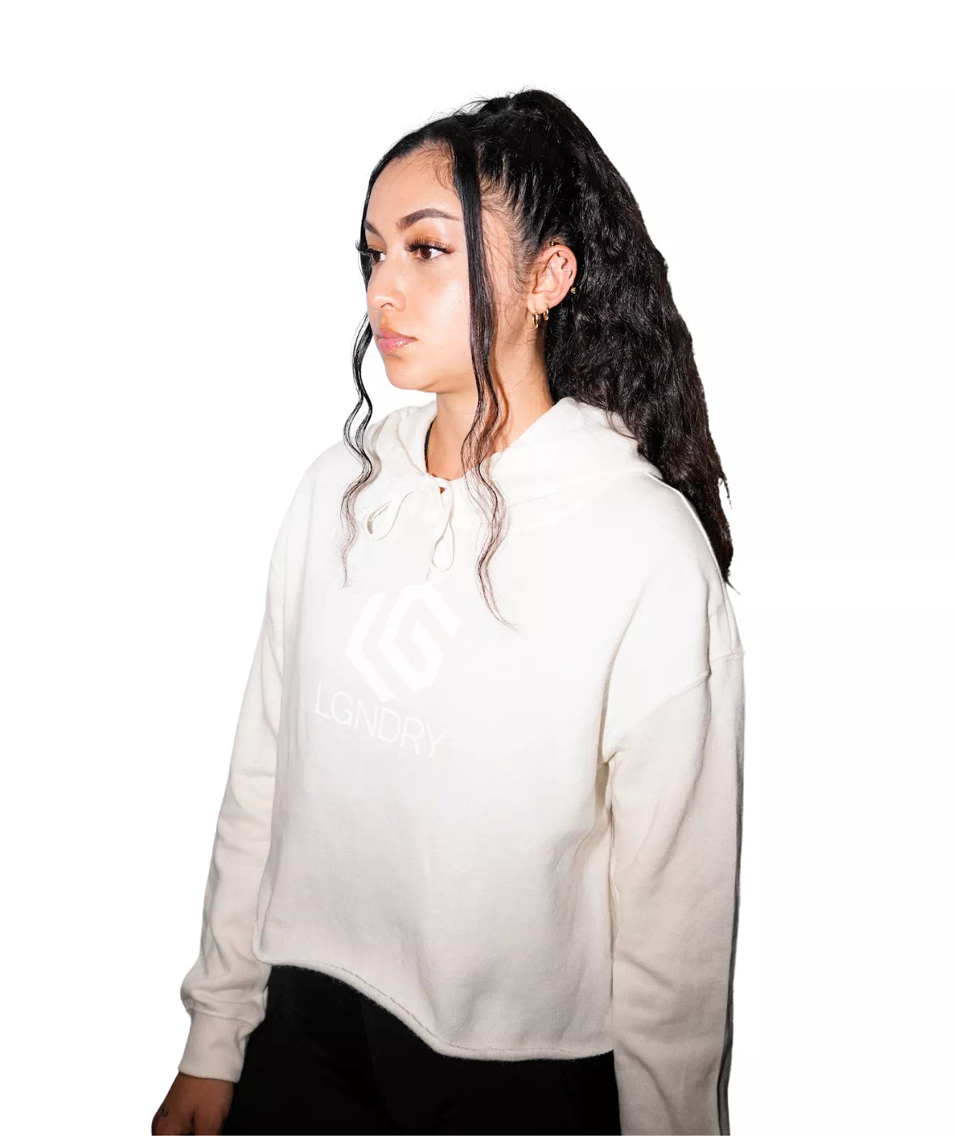 LGNDRY Crop Hoodie