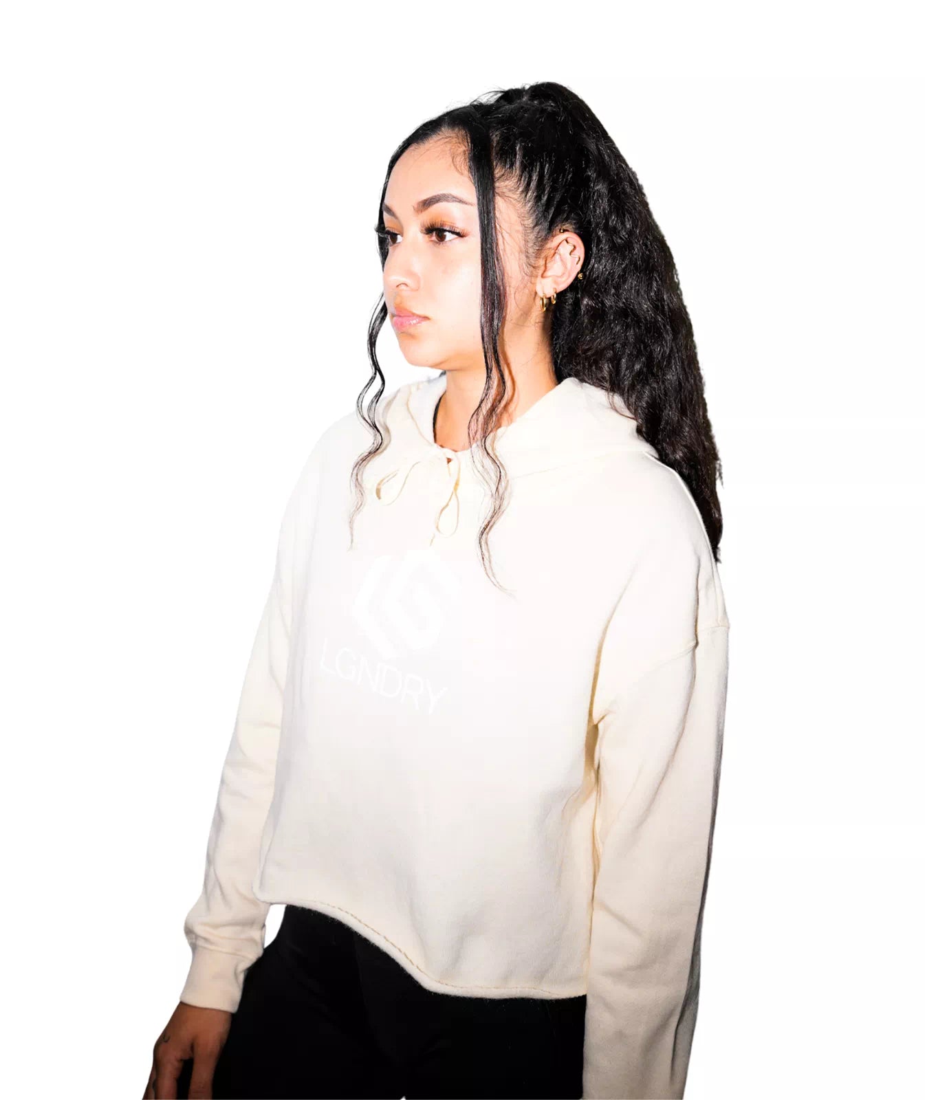 LGNDRY Crop Hoodie